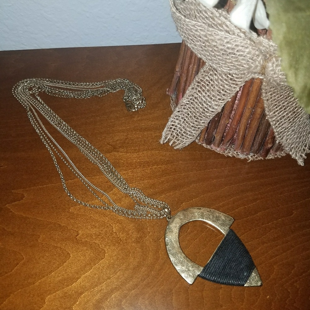 Lucky Brand Antique Gold long necklace